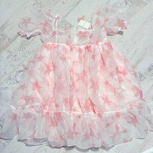 Selkie French Puff Dress in Powdered Star size 4X